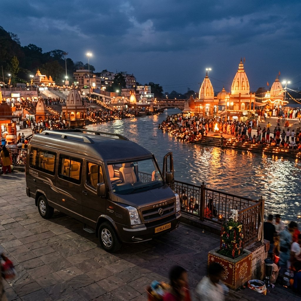 Ganga river ghats at Har Ki Pauri in Haridwar, Uttarakhand
