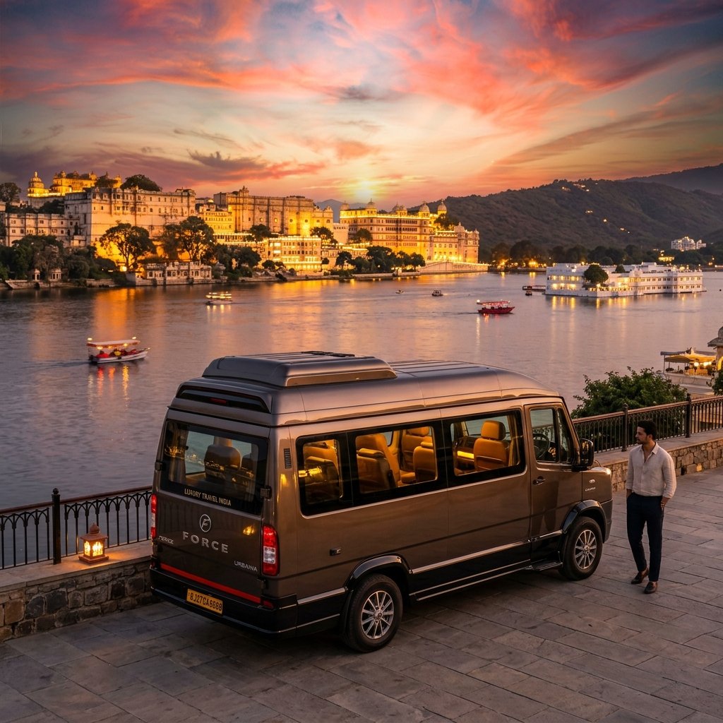 City Palace and Lake Pichola in Udaipur, Rajasthan