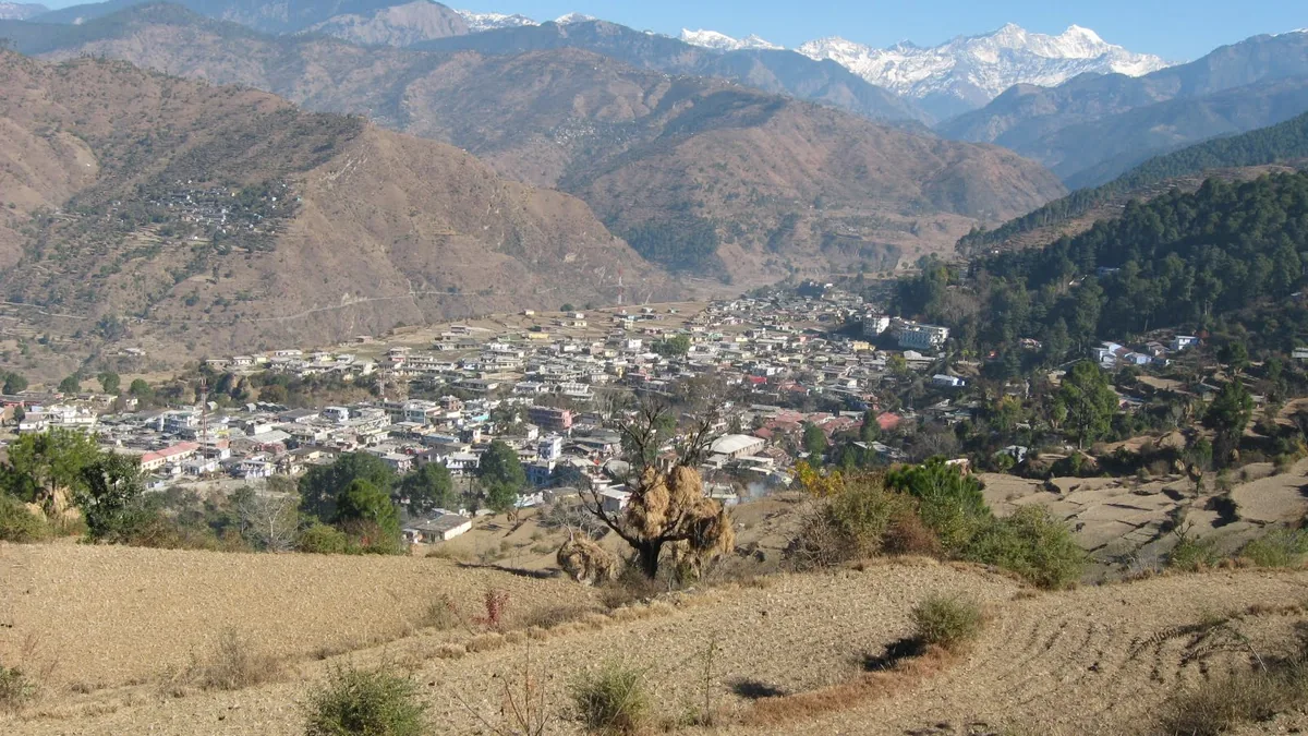 Barkot Himalayan Mountain Valleys & Scenic Hillscapes in Barkot, Uttarakhand