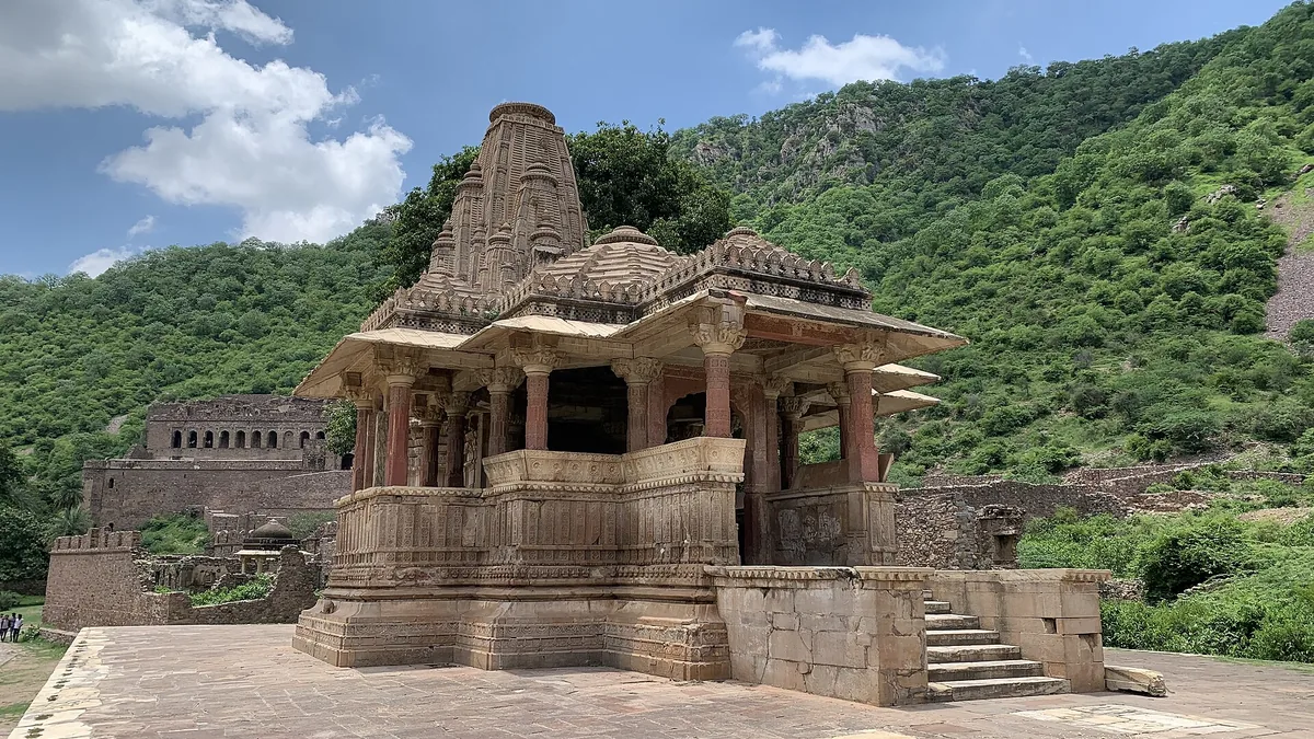 Bhangarh Fort in Bhangarh, Rajasthan