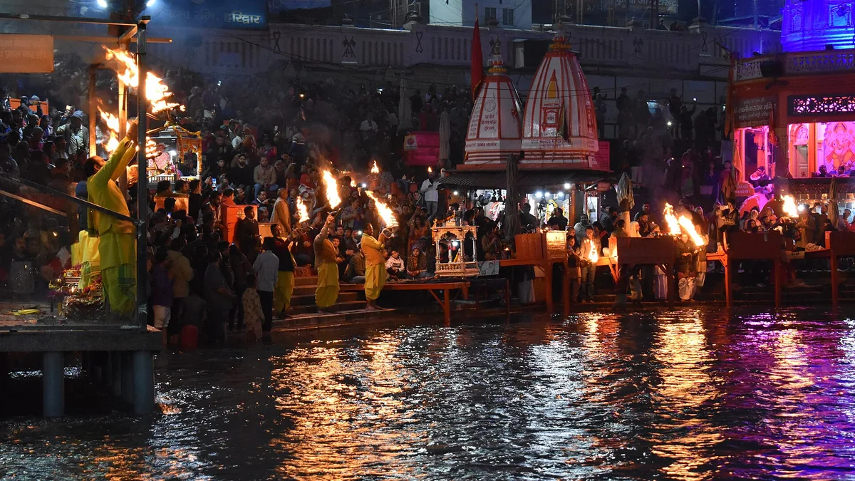 Har Ki Pauri Sacred Ghat & Evening Ganga Aarti in Haridwar, Uttarakhand