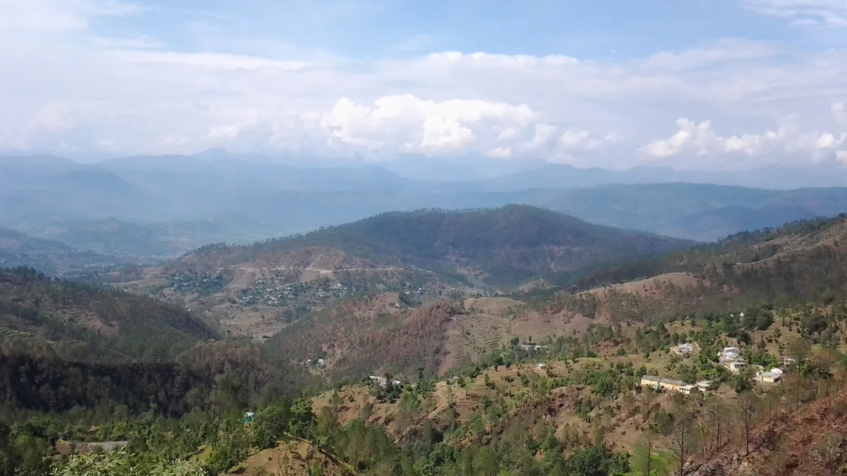 Ancient Kausani Fort in Kausani, Uttarakhand