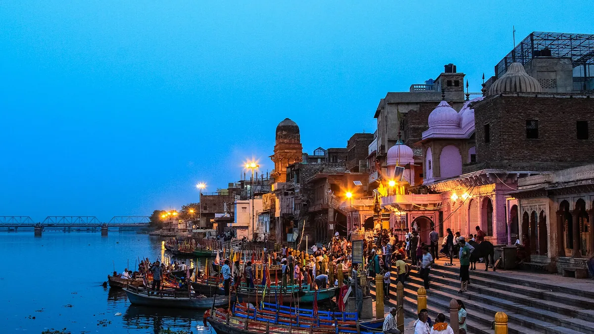 Shri Krishna Janmasthan & Yamuna Riverfront Ghats in Mathura, Uttar Pradesh