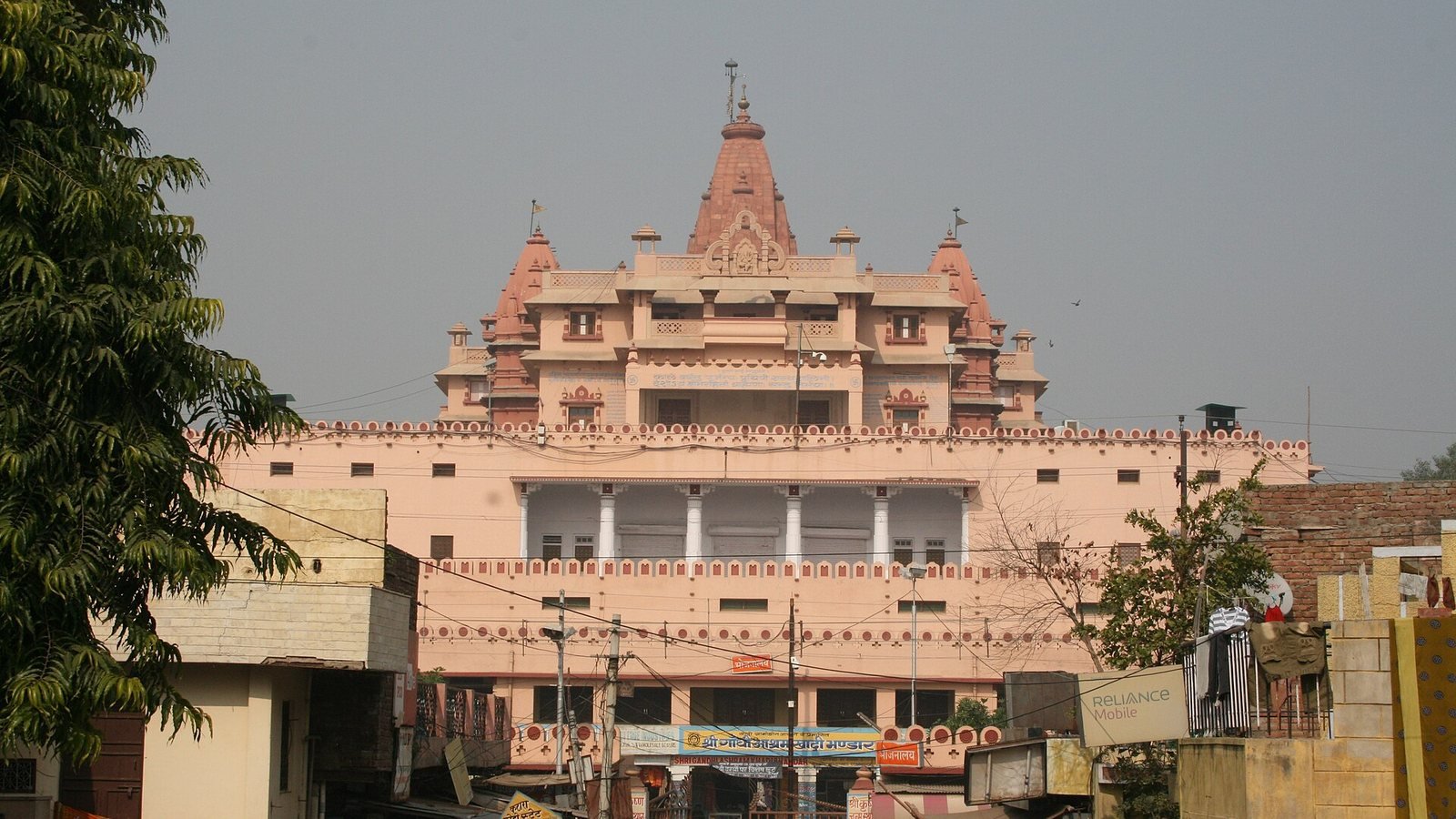 Shri Krishna Janmabhoomi temple complex on the banks of Yamuna river in Mathura, Uttar Pradesh