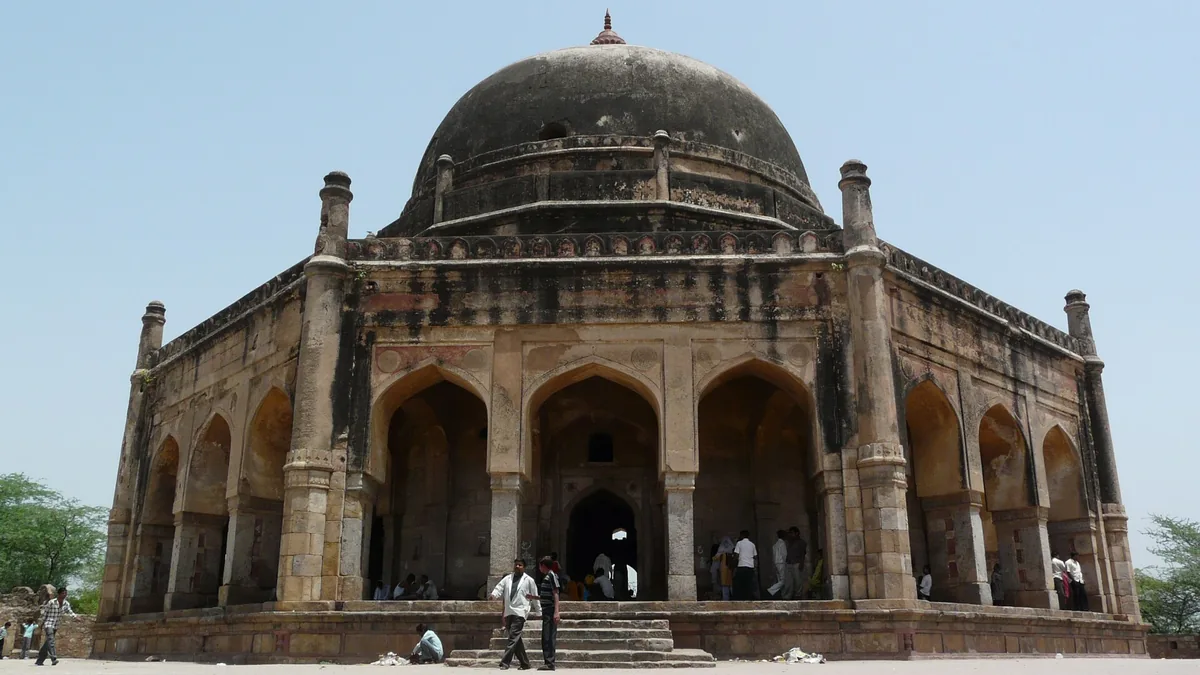 Ancient Mehrauli Fort in Mehrauli, North India