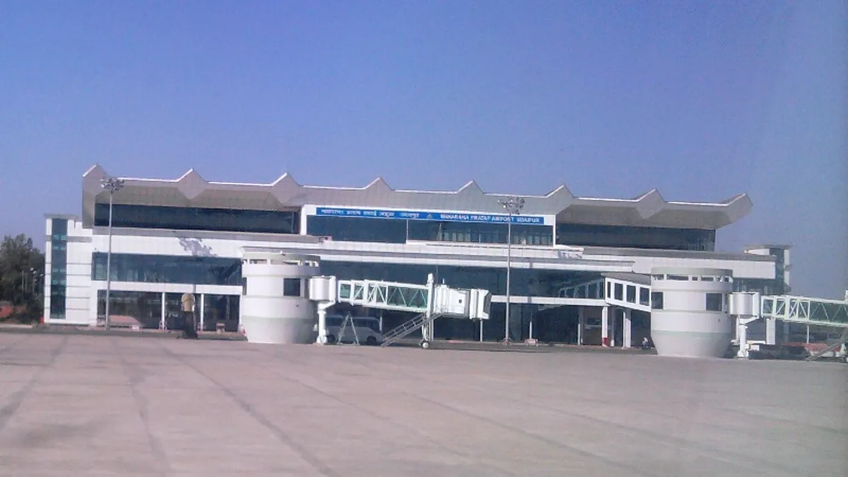 Udaipur Airport Heritage Palaces & Historic Rajasthan Citadel in Udaipur Airport, Rajasthan
