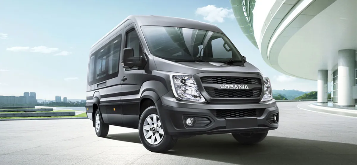 16 seater Force Urbania Normal with 1x1 pushback seats on rent in Delhi NCR